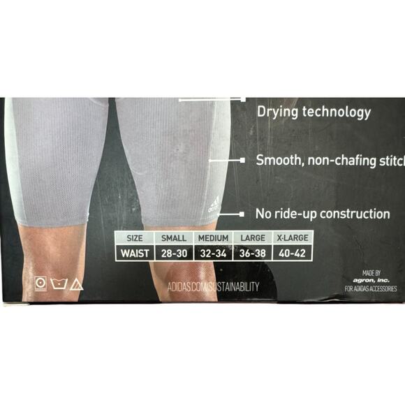 Adidas Mens Boxer Briefs Small 3-Pack Mesh Long 9" Inseam AEROREADY Underwear - Picture 3 of 9